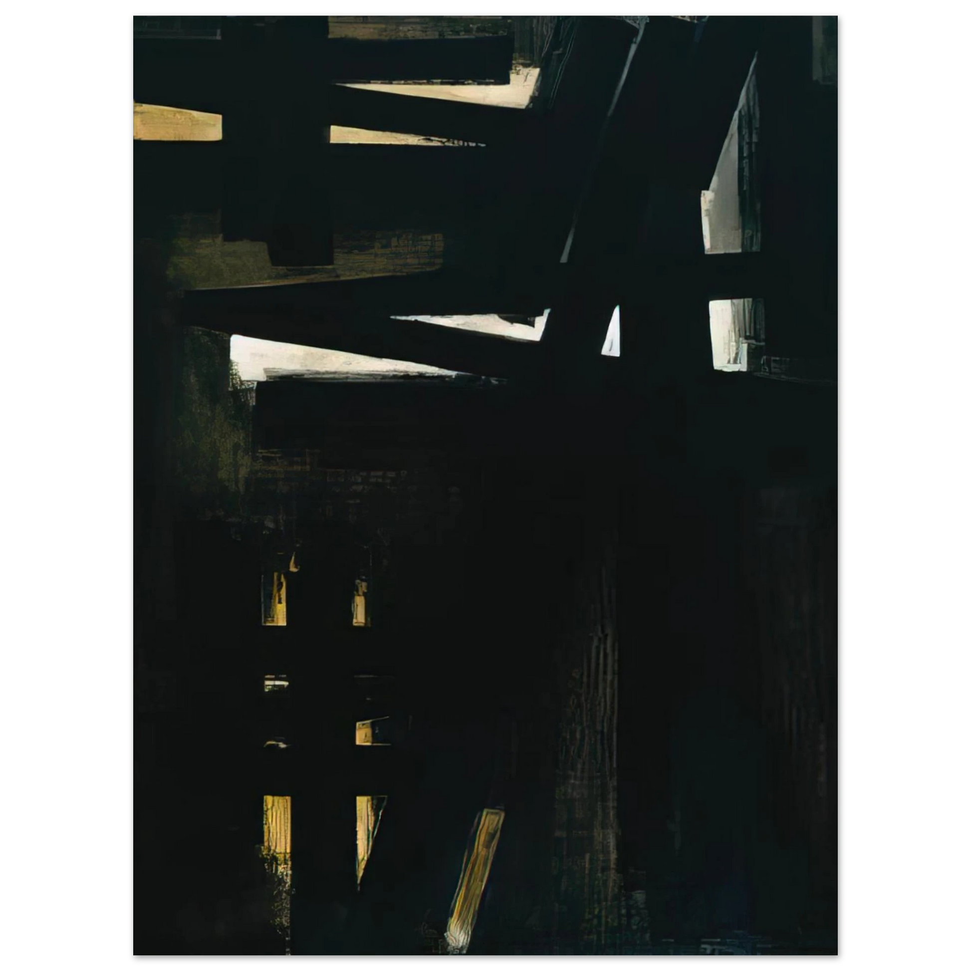 Pierre Soulages - Painting, 23 May 1953 - 1953 Fine Art Poster - Default Title
