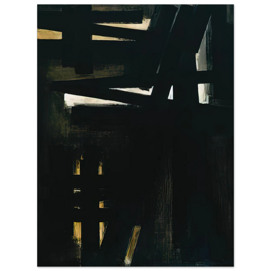 Pierre Soulages - Painting, 23 May 1953 - 1953 Fine Art Poster - Default Title