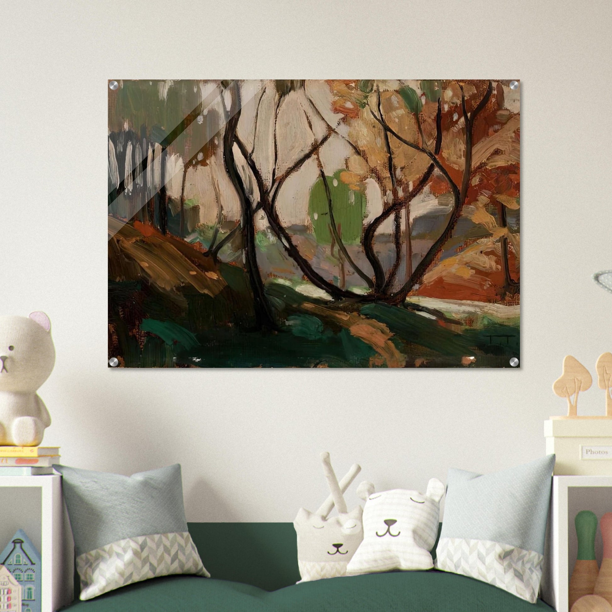 SKETCH FOR OPULENT OCTOBER 1915 - Tom Thomson Acrylic Print - 70x100 cm / 28x40″ inches | Tom Thomson Wall Art | Tom Thomson Prints