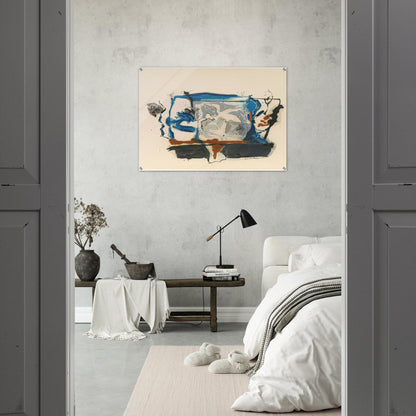 Swan Lake II, 1961- - Helen Frankenthaler Acrylic Print - 70x100 cm / 28x40″ inches | Helen Frankenthaler Wall Art | Helen Frankenthaler Prints