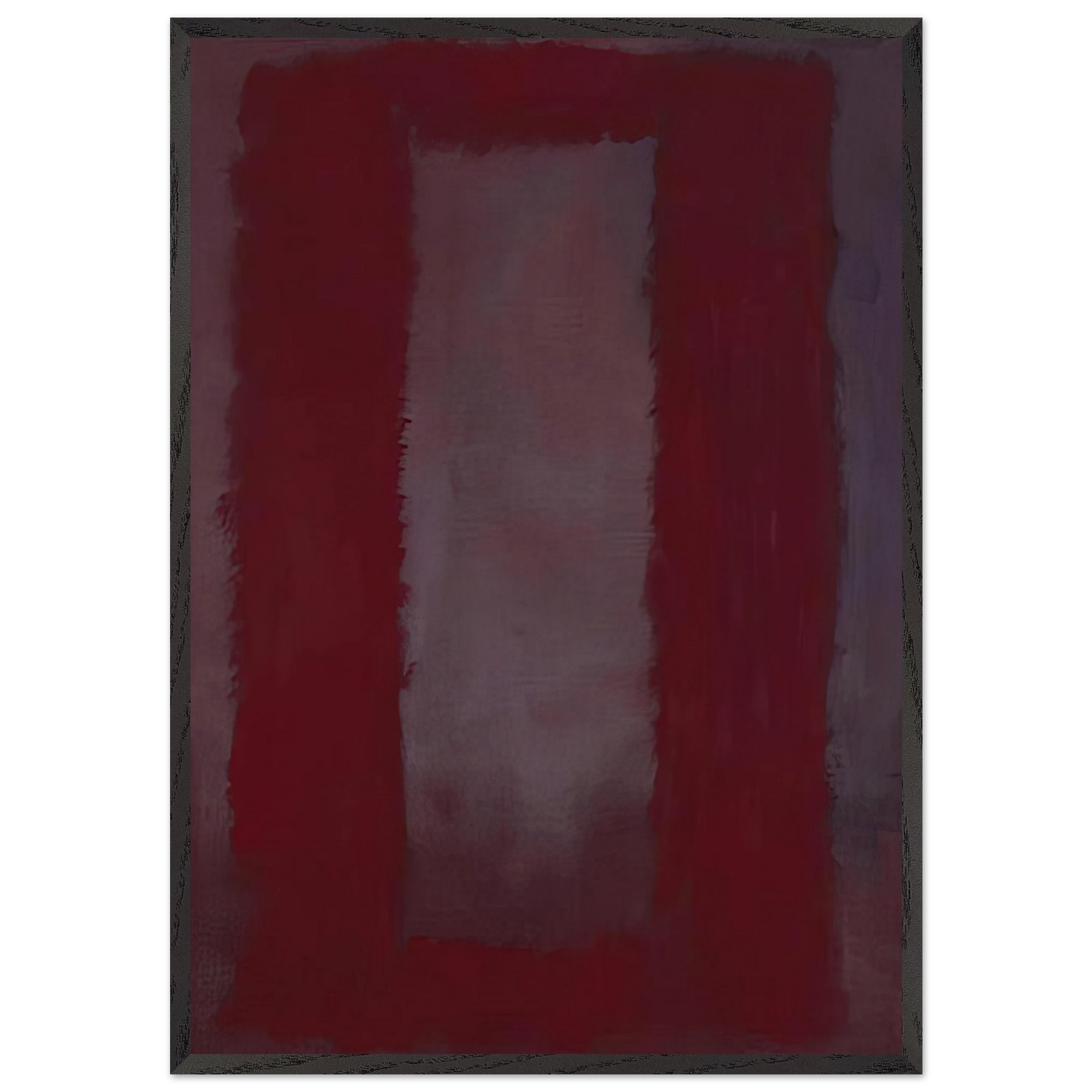 Red on Maroon - 1959 - Mark Rothko Framed Art Print – Black Wooden Frame - Default Title - -Framed Art Print