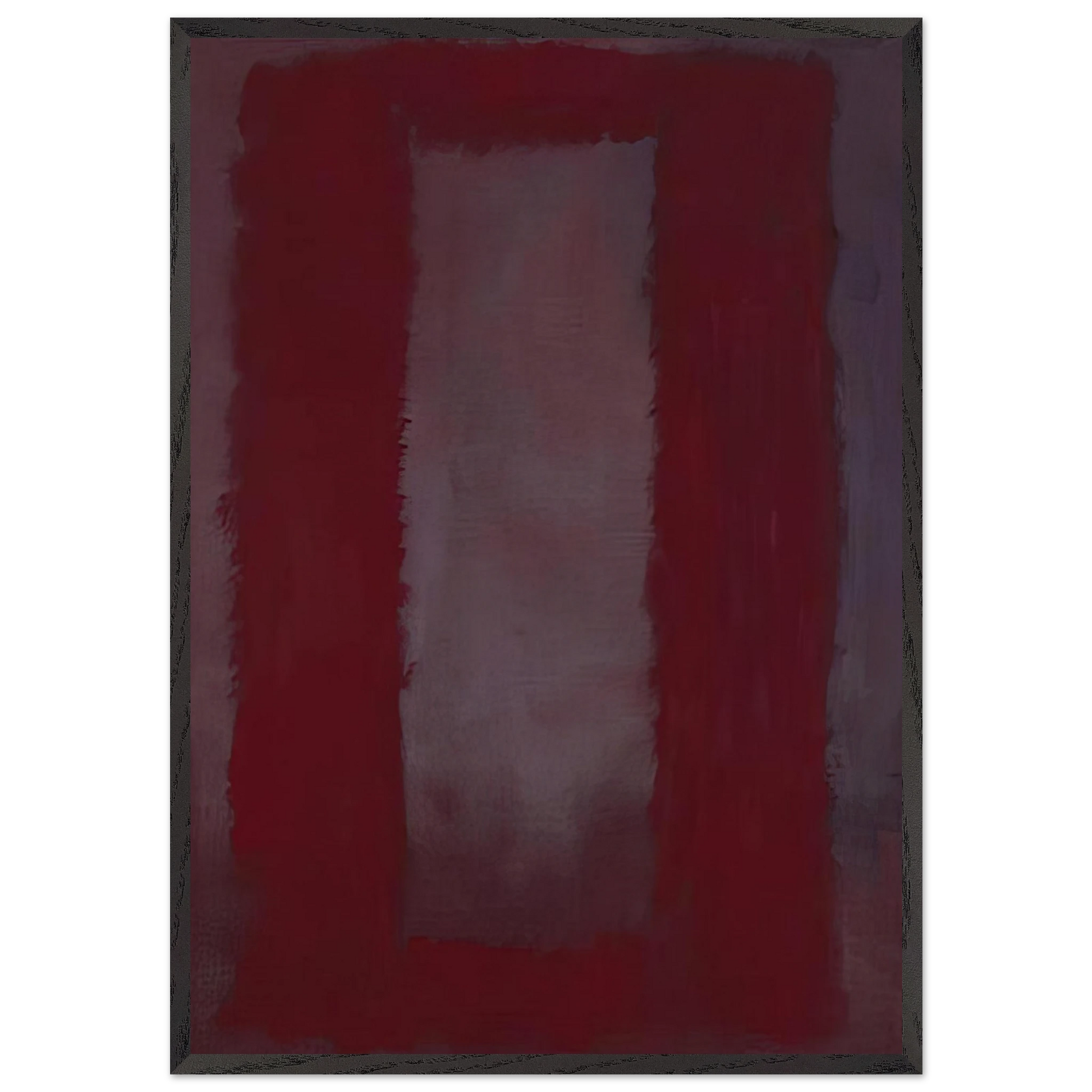 Red on Maroon - 1959 - Mark Rothko Framed Art Print – Black Wooden Frame - Default Title - -Framed Art Print
