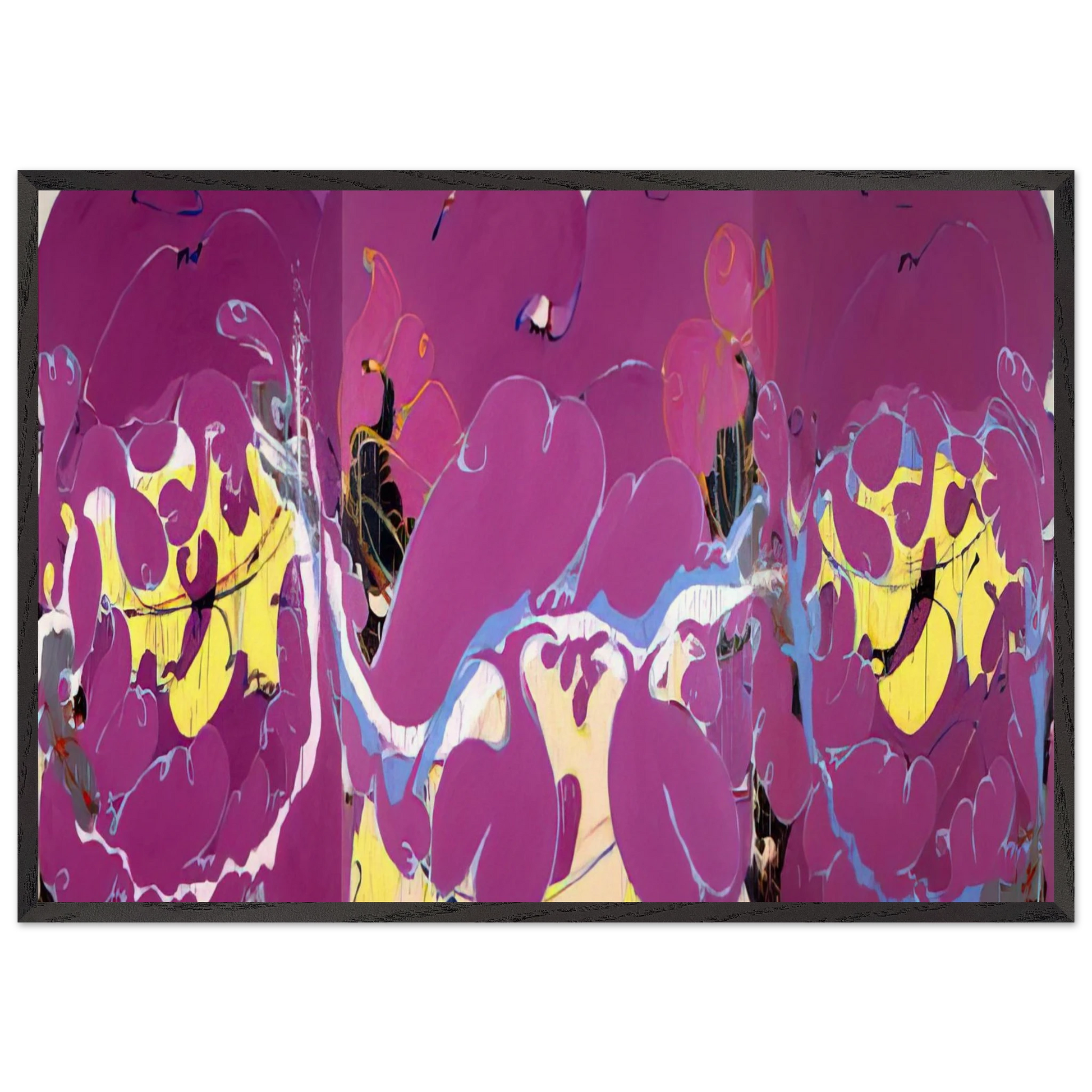 Easter Morning - 1979 - Norman Bluhm Framed Art Print – Black Wooden Frame - Default Title - -Framed Art Print