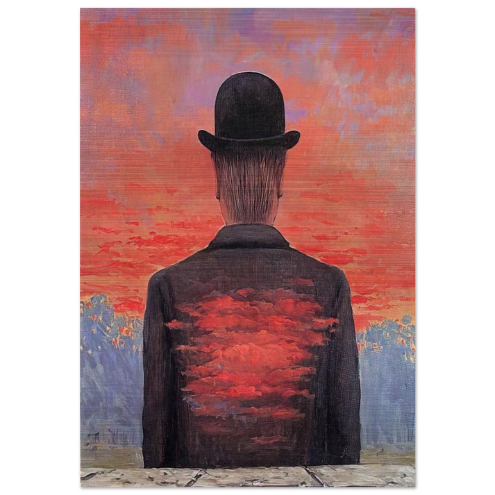 THE POET RECOMPENSED 1956 - Rene Magritte Brushed Aluminum Print - 70x100 cm / 28x40 inches | Rene Magritte Aluminum Print | Rene Magritte Prints