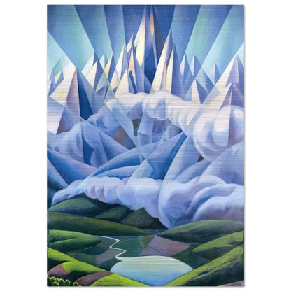 Forme ascenzionali o Forze ascenzionali - 1930 - Gerardo Dottori Brushed Aluminum Print - 70x100 cm / 28x40 inches | Gerardo Dottori Aluminum Print | Gerardo Dottori Prints