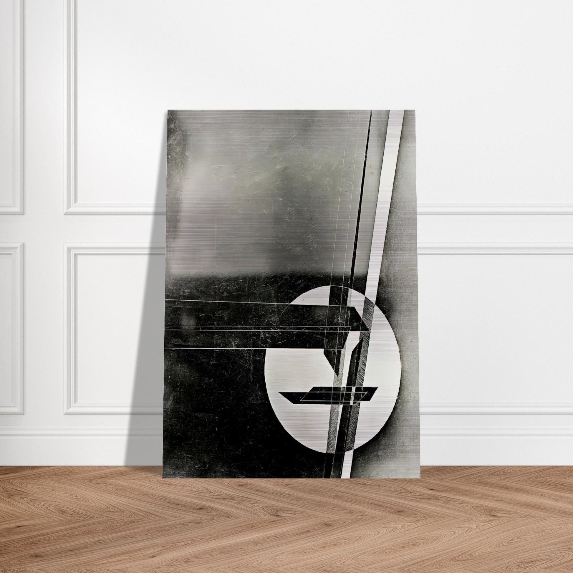 Composition - Laszlo Moholy-Nagy Brushed Aluminum Print - 70x100 cm / 28x40 inches | Laszlo Moholy-Nagy Aluminum Print | Laszlo Moholy-Nagy Prints