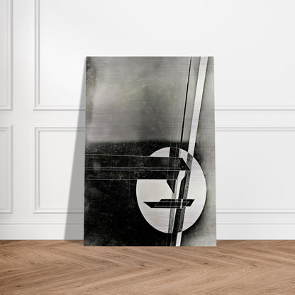 Composition - Laszlo Moholy-Nagy Brushed Aluminum Print - 70x100 cm / 28x40 inches | Laszlo Moholy-Nagy Aluminum Print | Laszlo Moholy-Nagy Prints