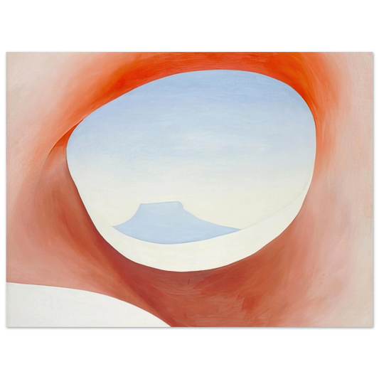 Georgia O'Keeffe - Pedernal - From the Ranch I Fine Art Poster - 13x18 cm / 5x7 inches