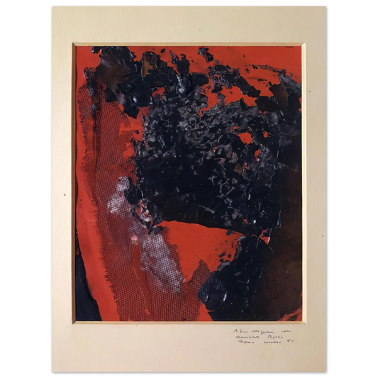 Alberto Burri - Combustion - 1961 Fine Art Poster - Default Title