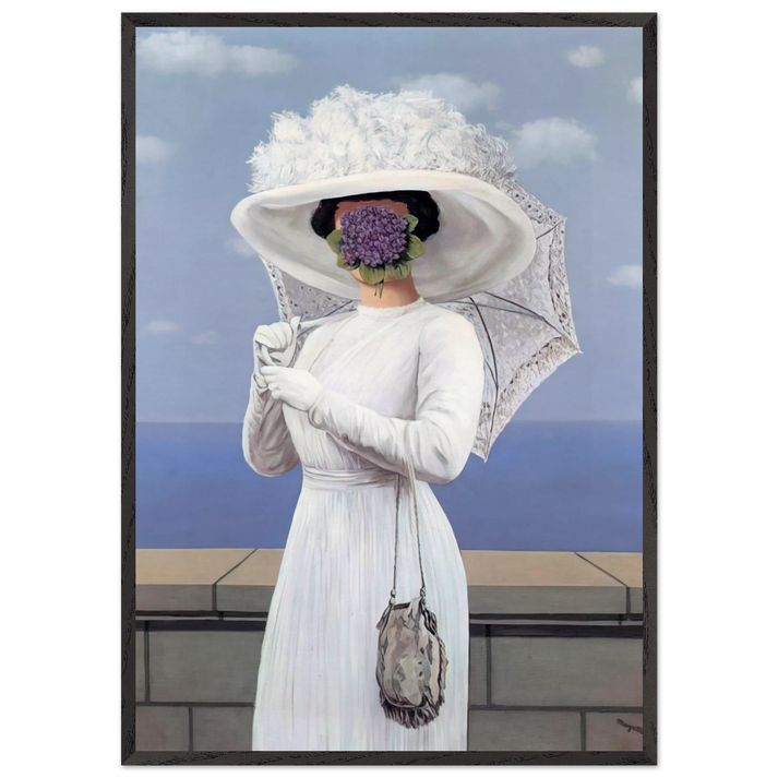 THE GREAT WAR 1964 1 - Rene Magritte 70x100 cm / 28x40 inches Framed Art Print – Black Wooden Frame