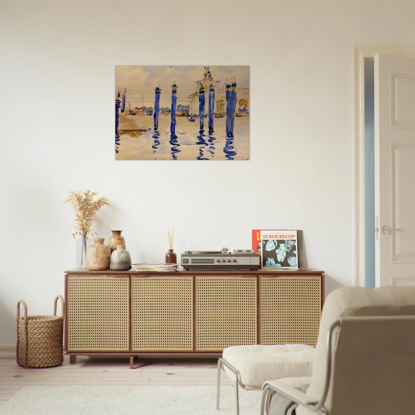 La Donana, Venice - Henri-Edmond Cross Brushed Aluminum Print - 70x100 cm / 28x40 inches | Henri-Edmond Cross Aluminum Print | Henri-Edmond Cross Prints