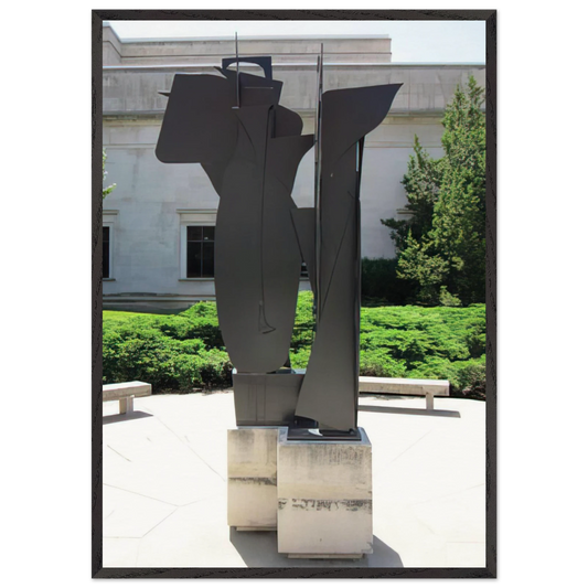 SEVENTH DECADE GARDEN IX X 1970 - Louise Nevelson Framed Art Print – Black Wooden Frame - Default Title - -Framed Art Print