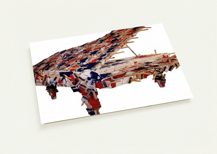 La Marseillaise - 1989 By Arman Pack of 10 Post Cards | Arman Post Cards | A6 (10.5 x 14.8 cm) - 4.1 x 5.8 inches