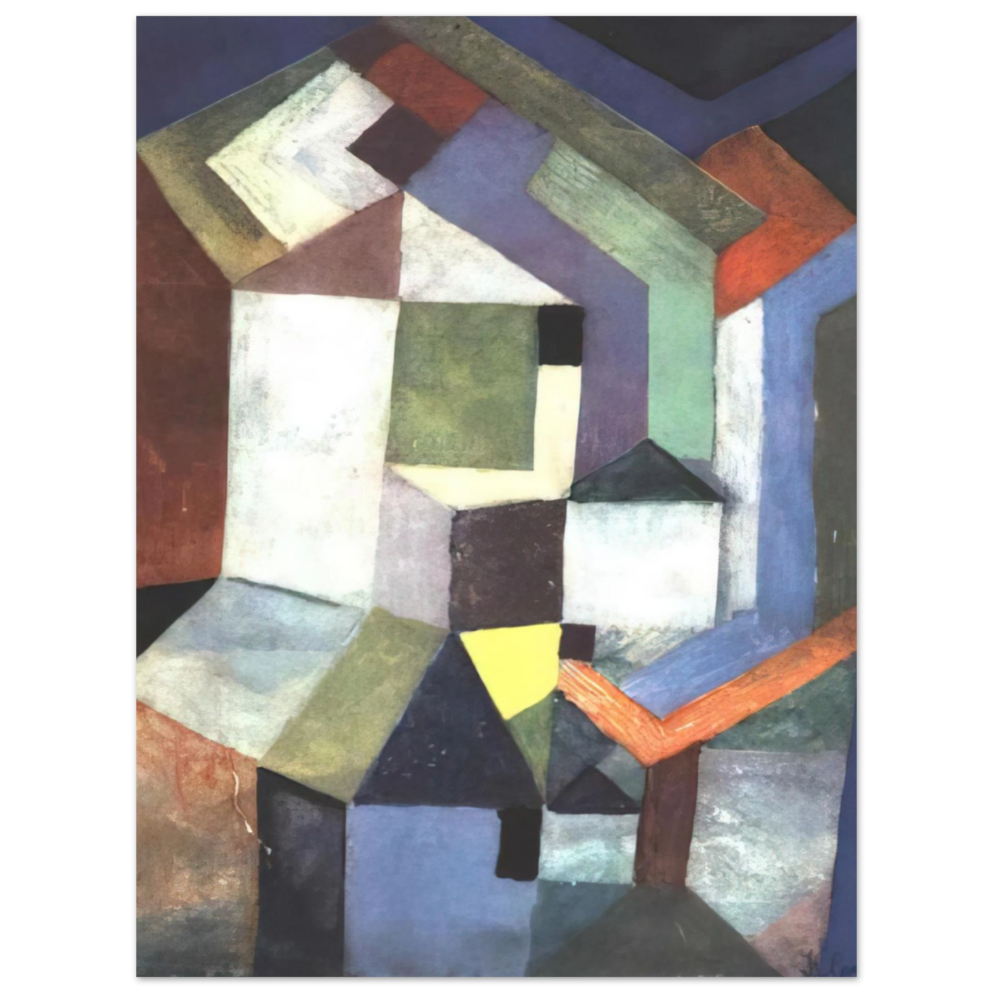 Paul Klee - PIOUS NORTHERN LANDSCAPE 1917 Fine Art Poster - Default Title