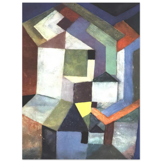 Paul Klee - PIOUS NORTHERN LANDSCAPE 1917 Fine Art Poster - Default Title