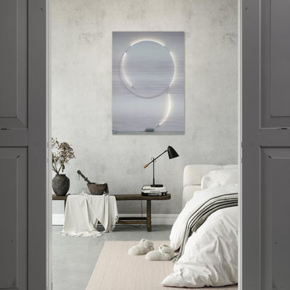 Stall No. 5 - 2005 - Francois Morellet Brushed Aluminum Print - 70x100 cm / 28x40 inches | Francois Morellet Aluminum Print | Francois Morellet Prints