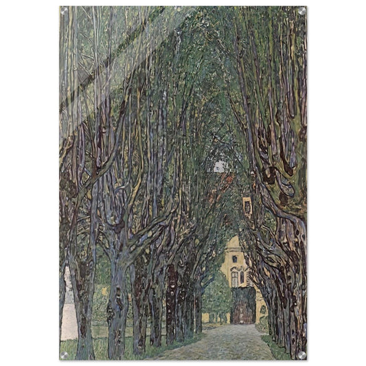 AVENUE OF SCHLOSS KAMMER PARK - Gustav Klimt Acrylic Print - 70x100 cm / 28x40″ inches