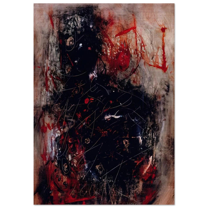 Oui, oui, oui - 1947 - Wols Brushed Aluminum Print - 70x100 cm / 28x40 inches | Wols Aluminum Print | Wols Prints