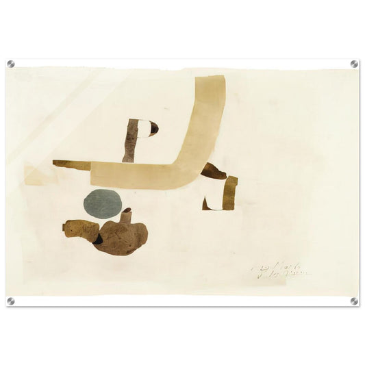 29.5.64 - 1964 - Julius Bissier Acrylic Print - 70x100 cm / 28x40″ inches