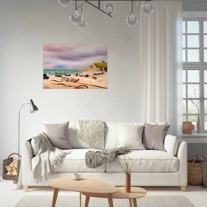 ROPES ON THE BEACH AT ETRETAT 1920 - Henri Matisse Brushed Aluminum Print - 70x100 cm / 28x40 inches | Henri Matisse Aluminum Print | Henri Matisse Prints