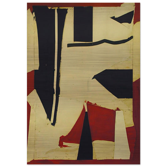 Banner - 1962 - Larry Zox Brushed Aluminum Print - 70x100 cm / 28x40 inches | Larry Zox Aluminum Print | Larry Zox Prints