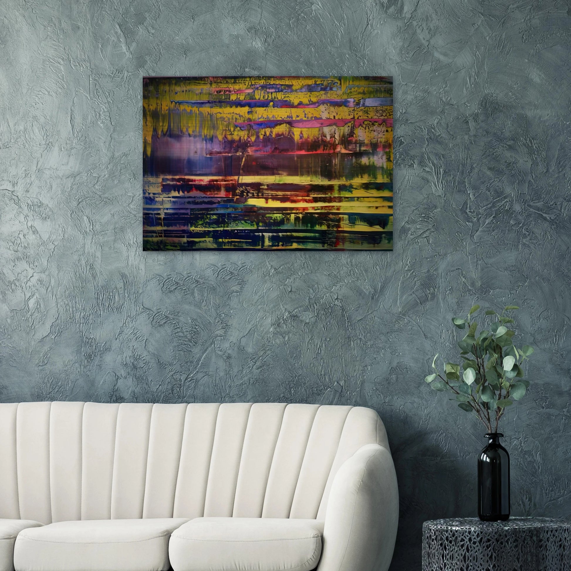 WALLACE BOURNES - Gerhard Richter Brushed Aluminum Print - 70x100 cm / 28x40 inches | Gerhard Richter Aluminum Print | Gerhard Richter Prints