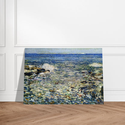 Surf, Isles of Shoals - Childe Hassam Brushed Aluminum Print - 70x100 cm / 28x40 inches | Childe Hassam Aluminum Print | Childe Hassam Prints