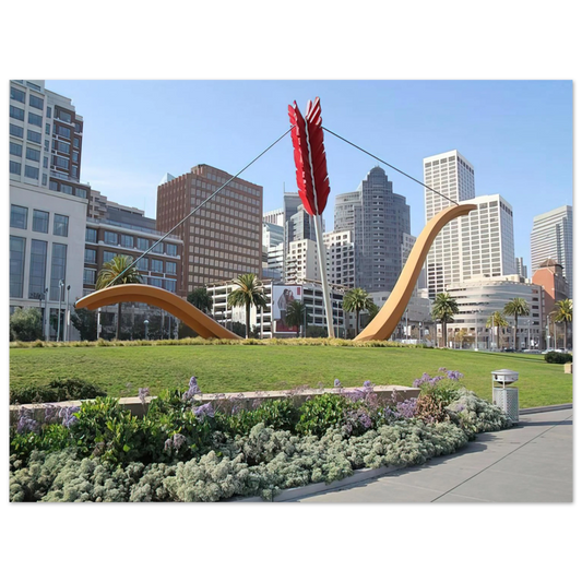 Claes Oldenburg - CUPID S SPAN COLLABORATION WITH VAN BRUGGEN 2002 Fine Art Poster - Default Title