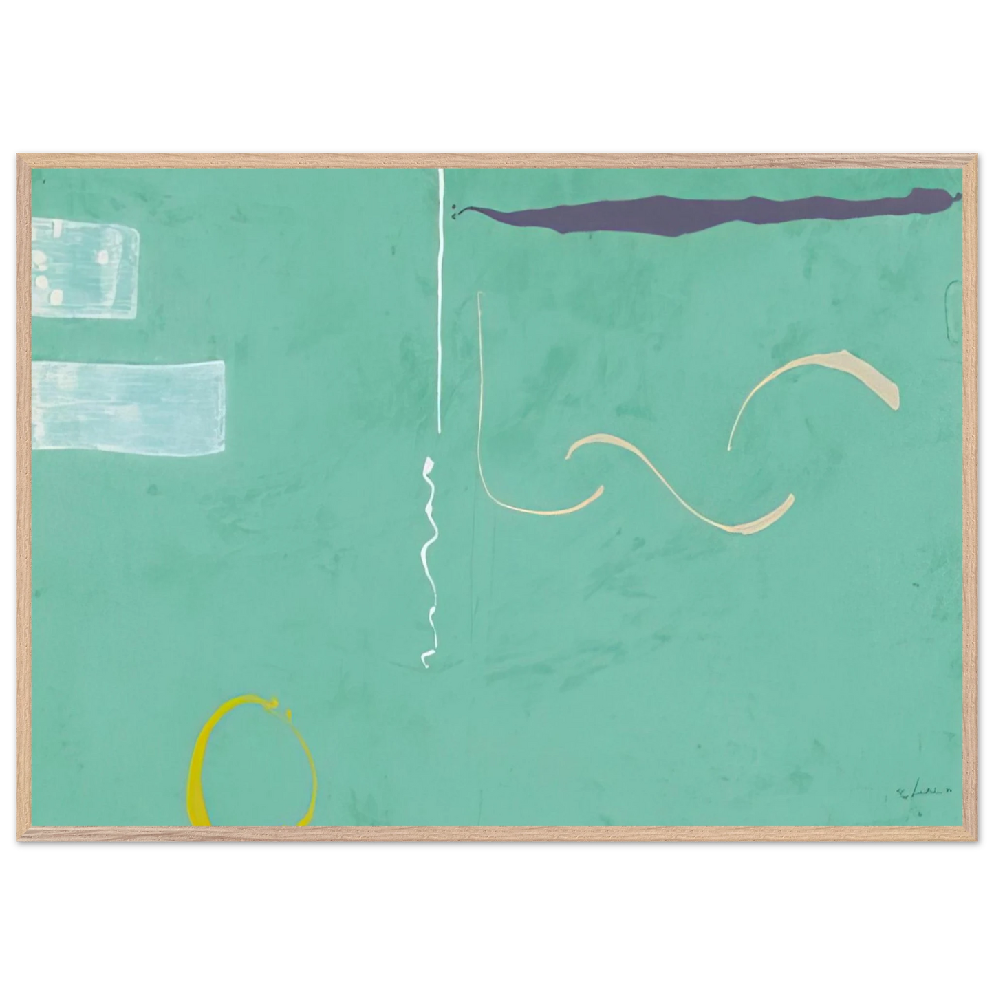 Helen Frankenthaler - Tahiti - 1989 Wall art - 60x80 cm / 24x32 inches - Fine Art Poster - -