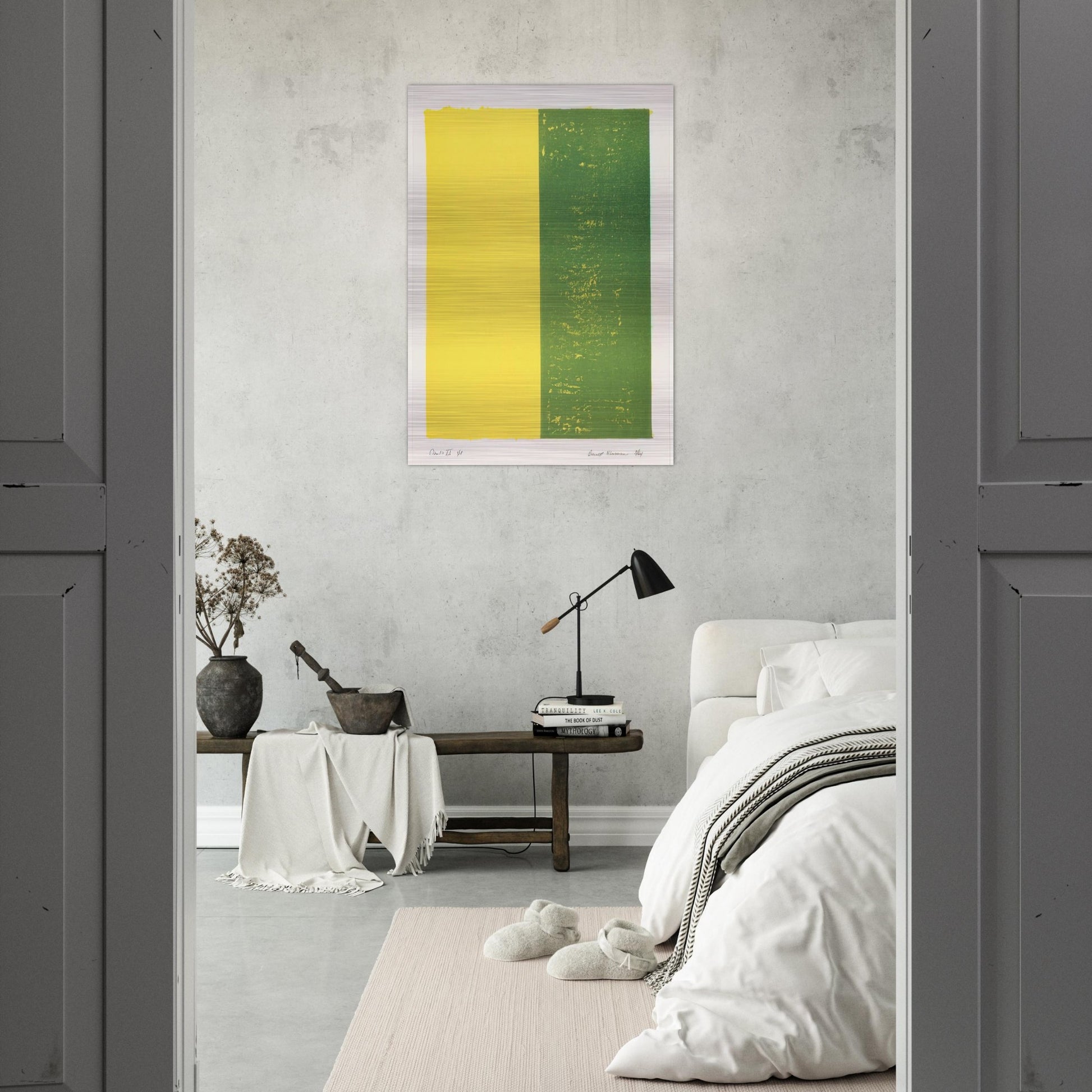 Canto XII - Barnett Newman Brushed Aluminum Print - 70x100 cm / 28x40 inches | Barnett Newman Aluminum Print | Barnett Newman Prints