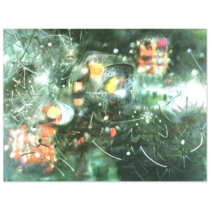 Roberto Matta - TO GIVE PAINLESS LIGHT 1955  75x100 cm / 30x40inches Fine Art Poster
