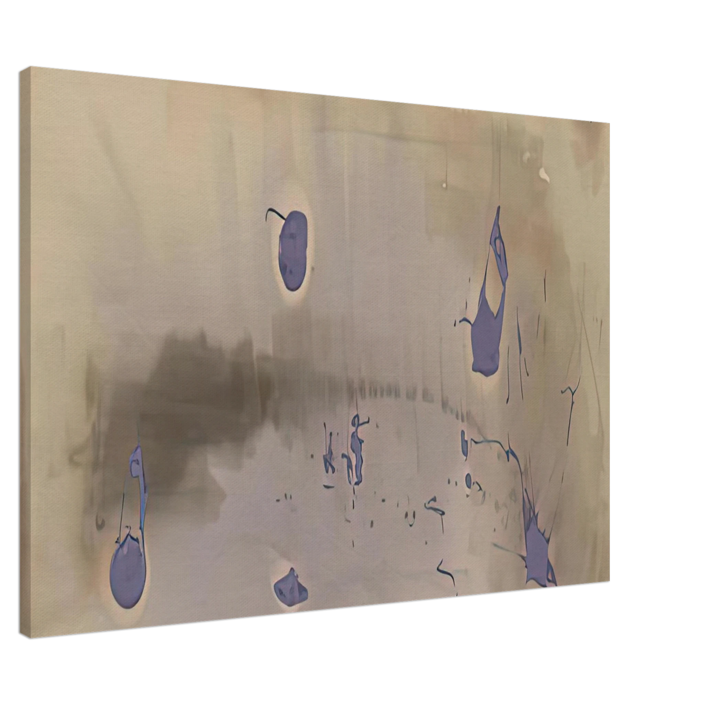 Helen Frankenthaler - Sacrifice Decision, 1981- Wall Art - 30x40 cm / 12x16 inches - Premium Wooden Framed Poster With Fine Art Paper - Black frame