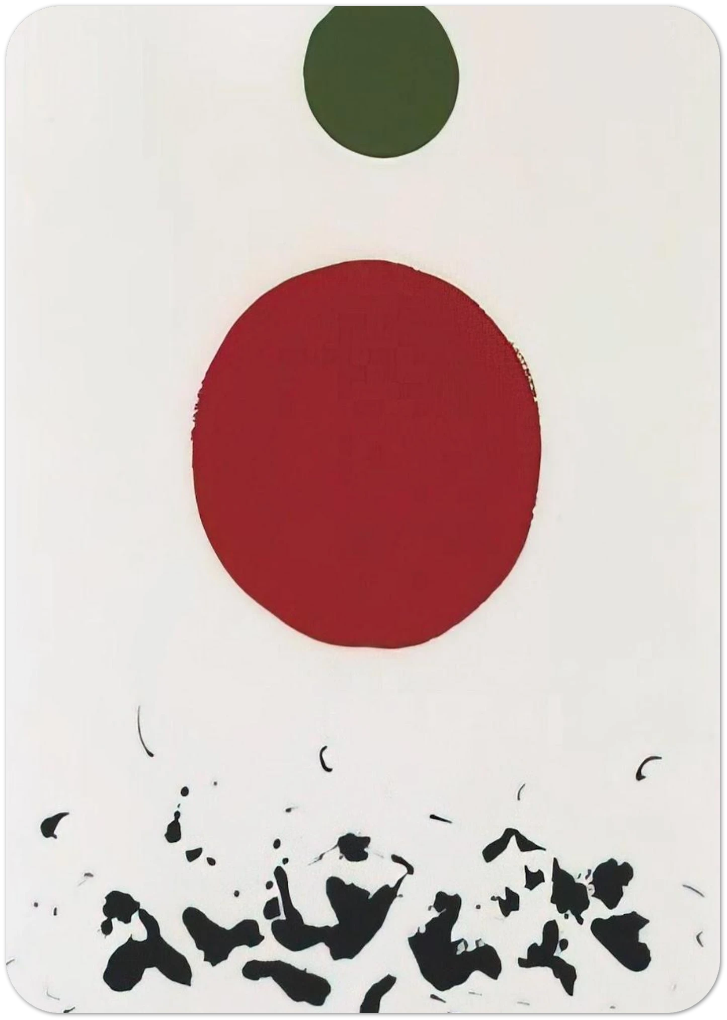 Flotsam - 1967 By Adolph Gottlieb Pack of 10 Post Cards | Adolph Gottlieb Post Cards | A6 (10.5 x 14.8 cm) - 4.1 x 5.8 inches