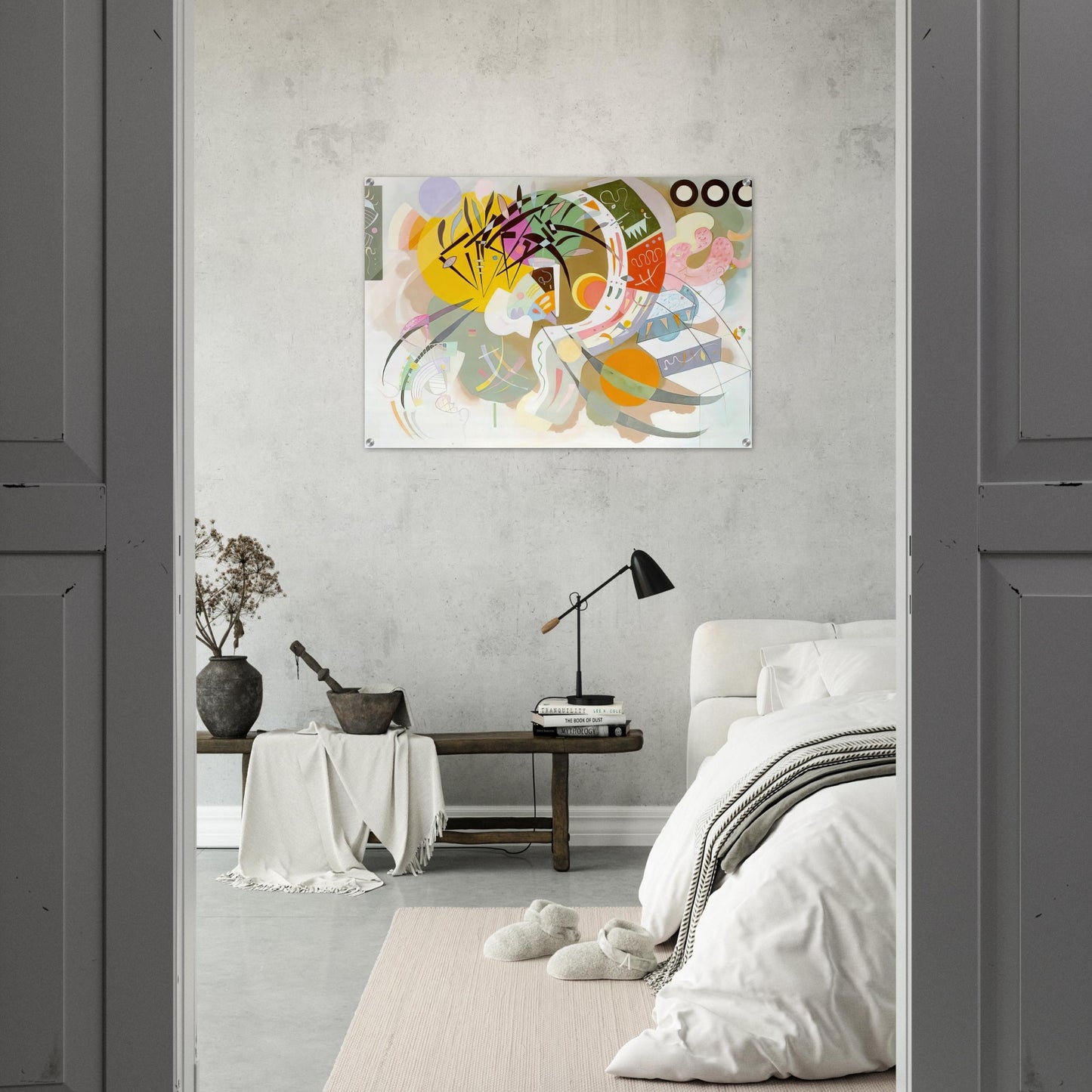 DOMINANT CURVE 1936 - Wassily Kandinsky Acrylic Print - 70x100 cm / 28x40″ inches | Wassily Kandinsky Wall Art | Wassily Kandinsky Prints