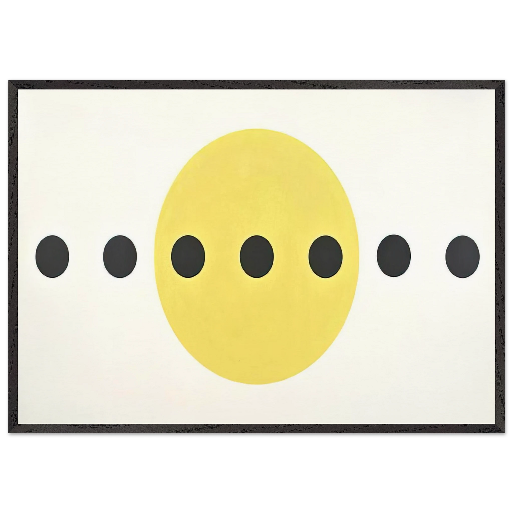 Time - 1952 - Alexander Liberman Framed Art Print – Black Wooden Frame - Default Title - -Framed Art Print