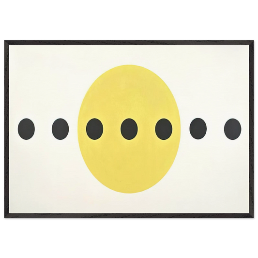 Time - 1952 - Alexander Liberman Framed Art Print – Black Wooden Frame - Default Title - -Framed Art Print