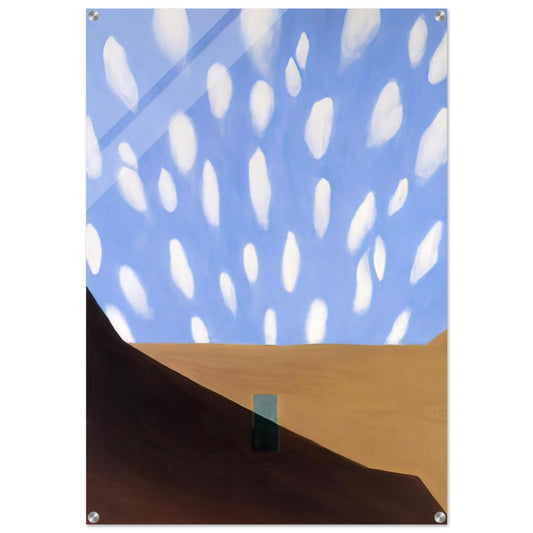 In the Patio VIII - Georgia O'Keeffe Acrylic Print - 70x100 cm / 28x40″ inches | Georgia O'Keeffe Wall Art | Georgia O'Keeffe Prints