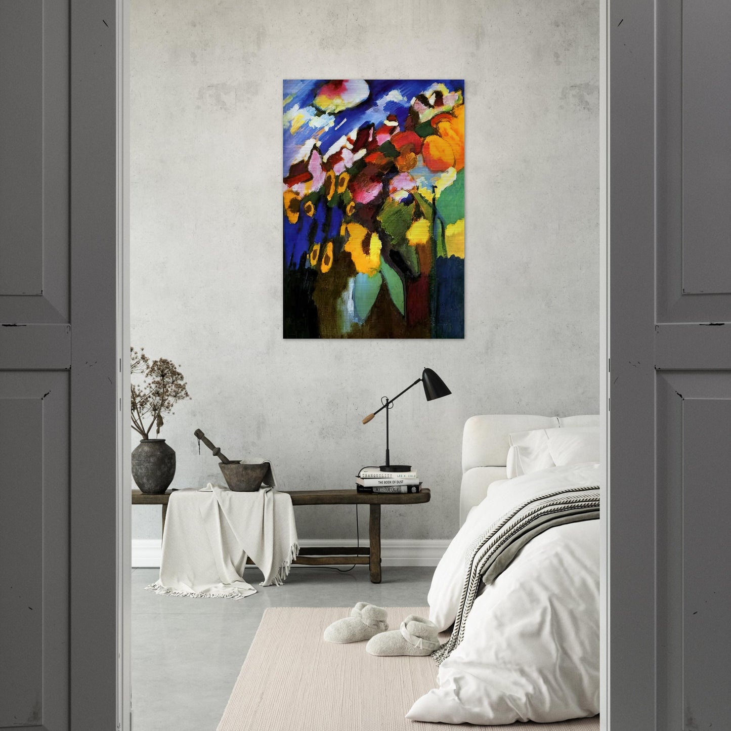 MURNAU GARDEN 1909 - Wassily Kandinsky Brushed Aluminum Print - 70x100 cm / 28x40 inches | Wassily Kandinsky Aluminum Print | Wassily Kandinsky Prints