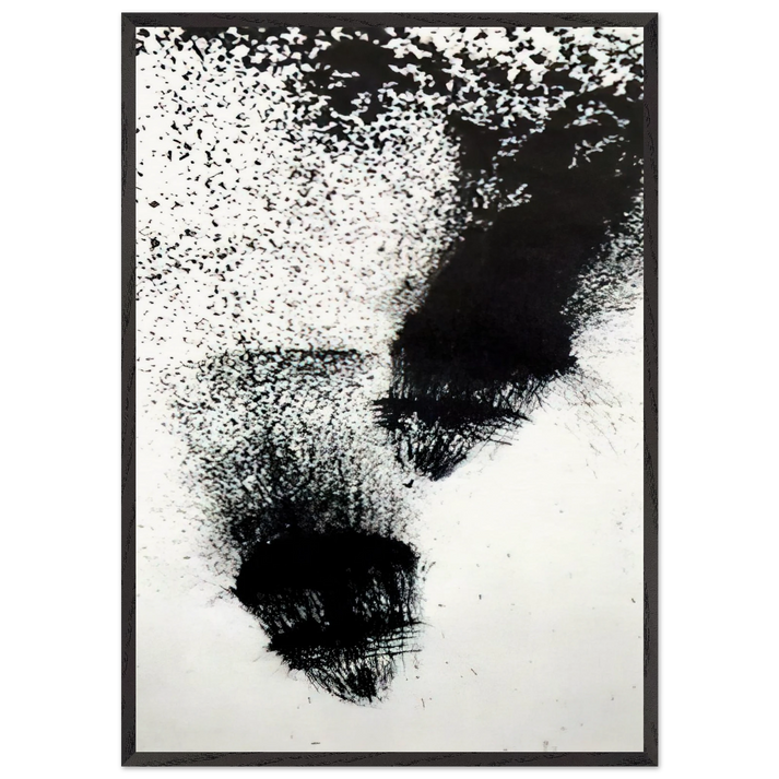 Machine Age Noise - 1957 - Morris Graves 70x100 cm / 28x40 inches Framed Art Print – Black Wooden Frame