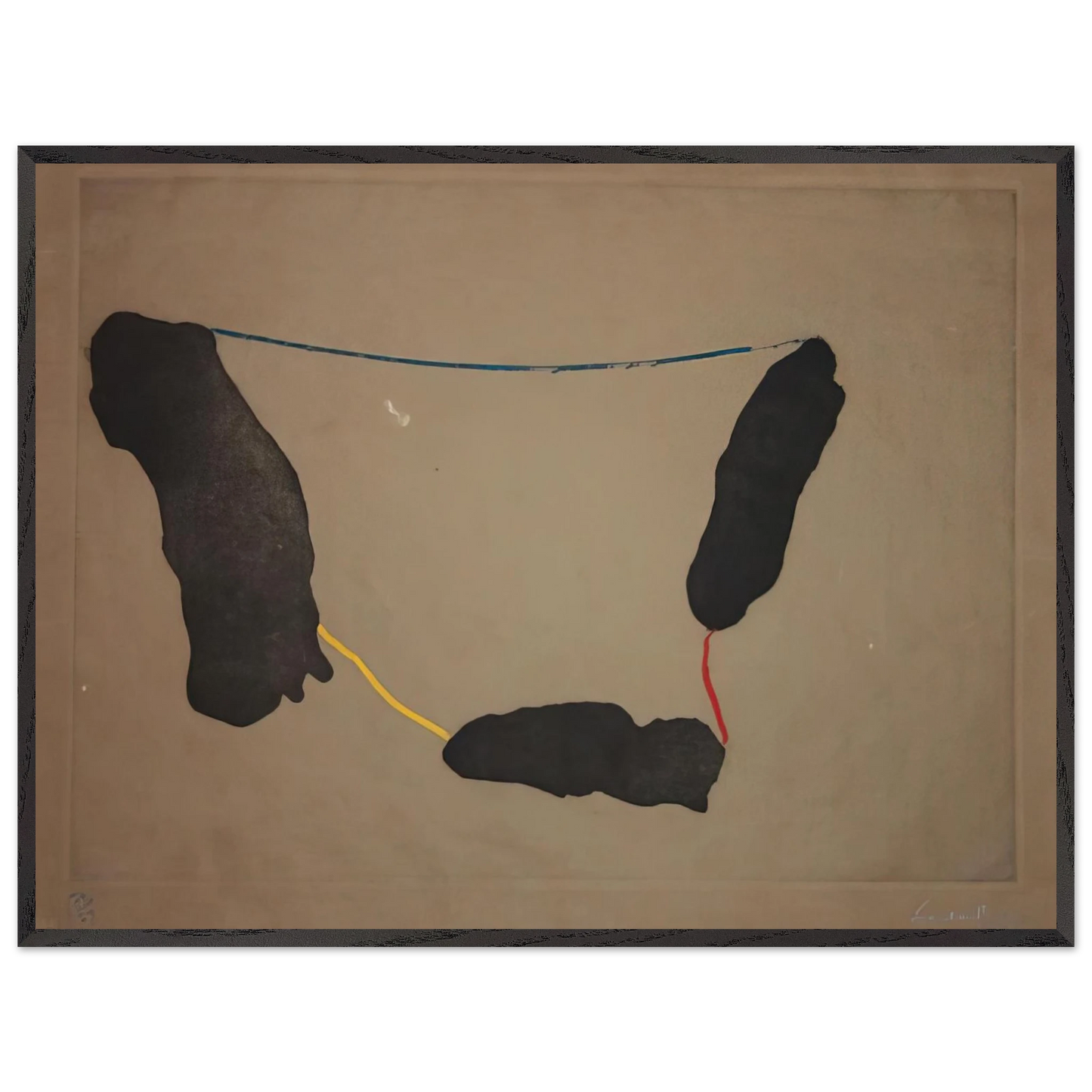 Helen Frankenthaler - Connected By Joy - 1973 Wall art - A3 (29.7 x 42  cm) - Fine Art Poster - -
