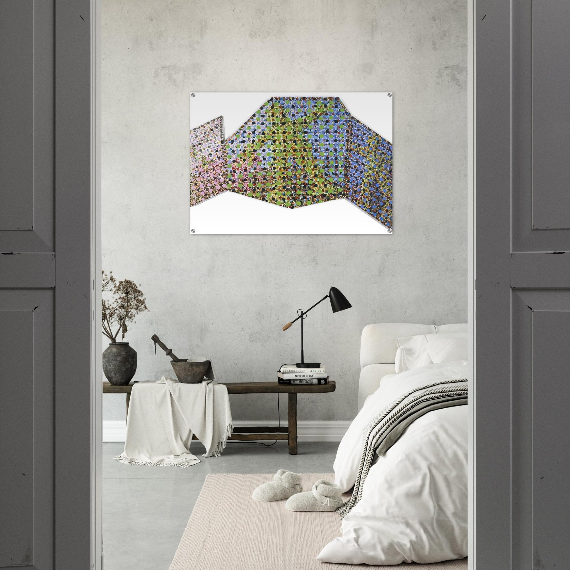 Mirror - 2002 - Jennifer Bartlett Acrylic Print - 70x100 cm / 28x40″ inches | Jennifer Bartlett Wall Art | Jennifer Bartlett Prints