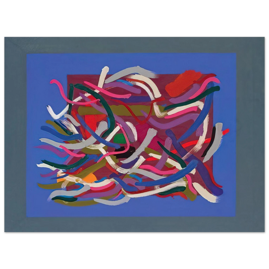 John Ferren - Blue Green Ground - 1961 Fine Art Poster - Default Title