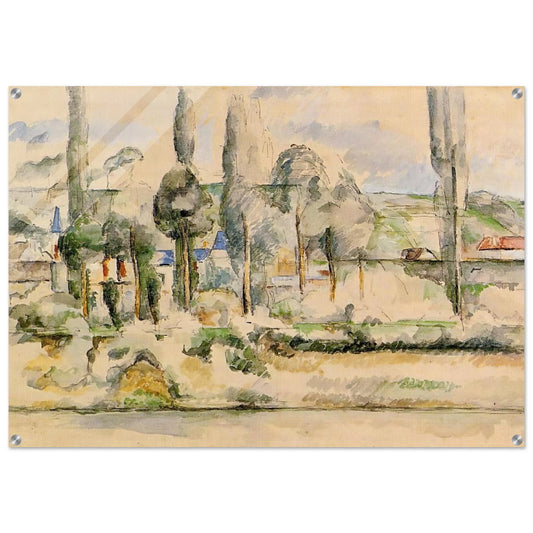 Chateau de Madan - Paul Cézanne Acrylic Print - 70x100 cm / 28x40″ inches