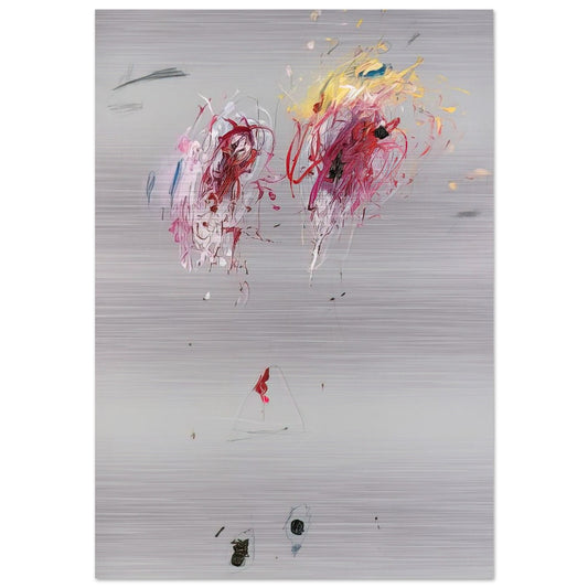 Nine Discourses on Commodus, Part IV - Cy Twombly Brushed Aluminum Print - 70x100 cm / 28x40 inches | Cy Twombly Aluminum Print | Cy Twombly Prints