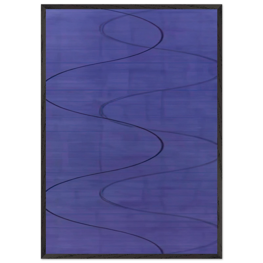 COLUMN PAINTING 9 2003 - Robert Mangold Framed Art Print – Black Wooden Frame - Default Title - -Framed Art Print