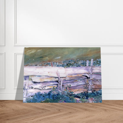 The Fence - John Singer Sargent Brushed Aluminum Print - 70x100 cm / 28x40 inches | John Singer Sargent Aluminum Print | John Singer Sargent Prints