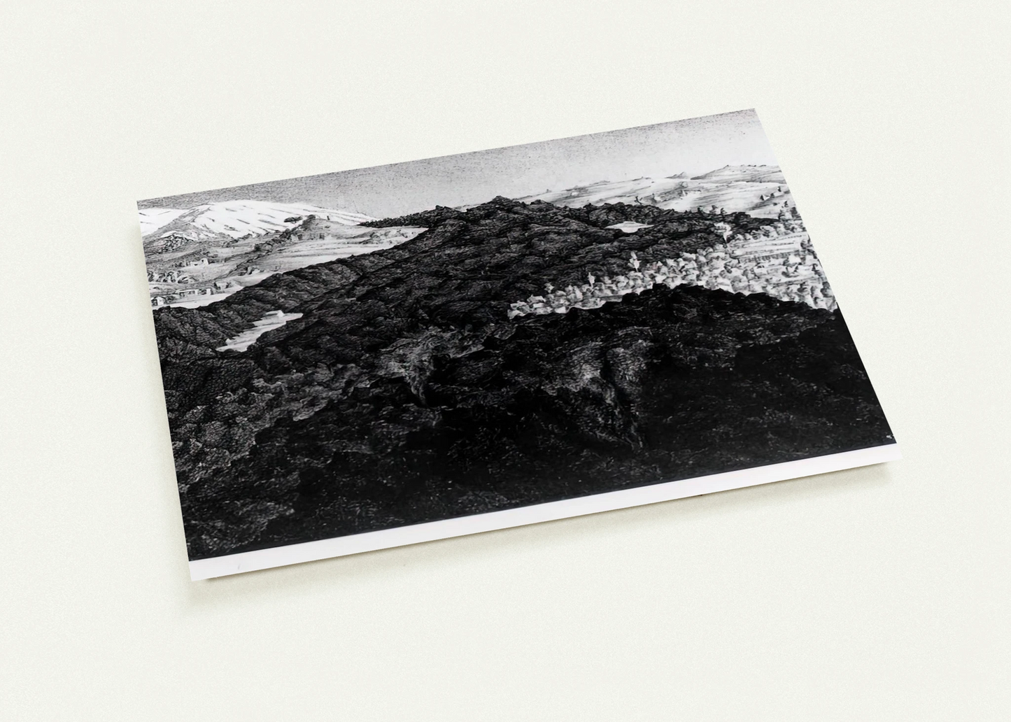 LAVA FLOW FROM ETNA By MC Escher Pack of 10 Post Cards | MC Escher Post Cards | A6 (10.5 x 14.8 cm) - 4.1 x 5.8 inches