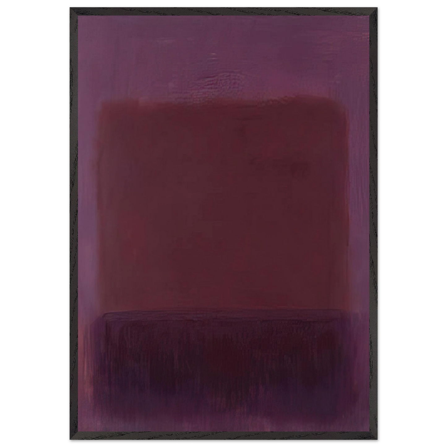 Purple Brown - 1957 - Mark Rothko Framed Art Print – Black Wooden Frame - Default Title - -Framed Art Print