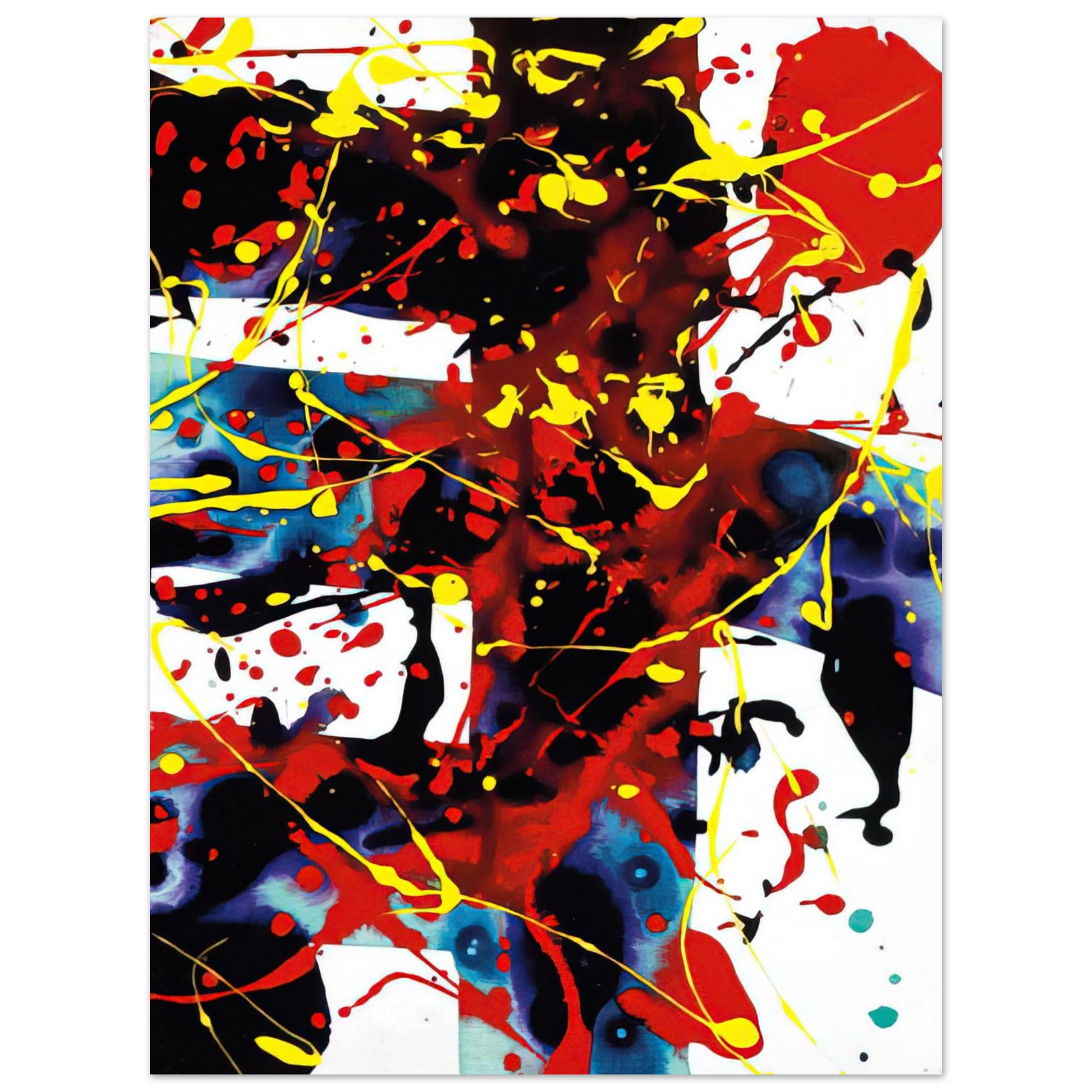 Sam Francis - Untitled  SFP94-49  SFF 1723  Fine Art Poster - Default Title