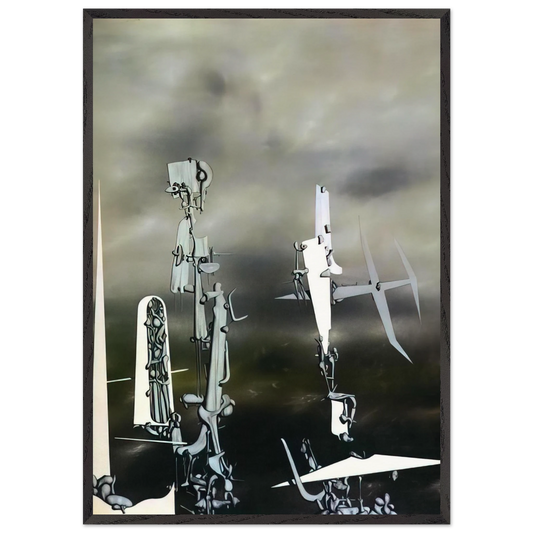 Phantoms - Yves Tanguy Framed Art Print – Black Wooden Frame - Default Title - -Framed Art Print